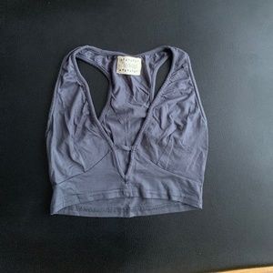 NWOT never worn ZHENNYMPH Crop Top, Smoked Blue, Xs